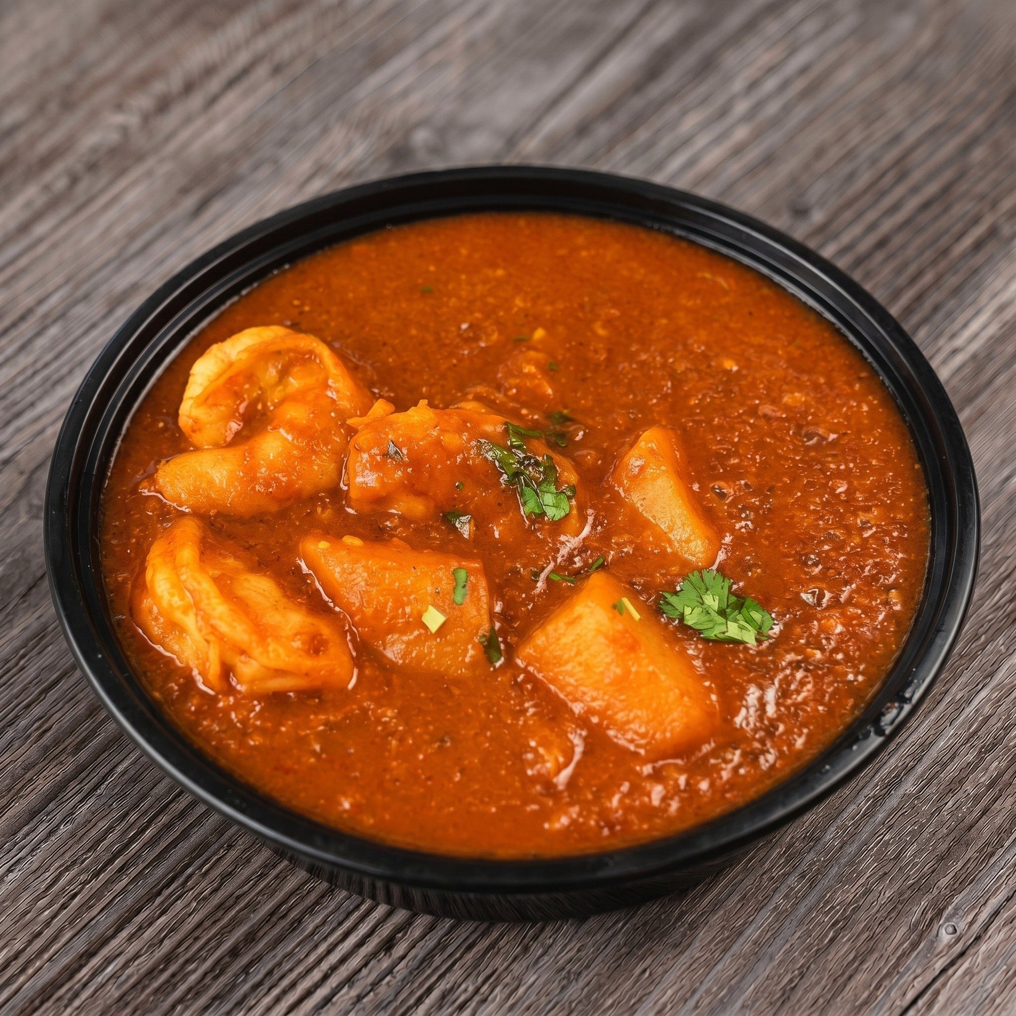Shrimp Vindaloo.