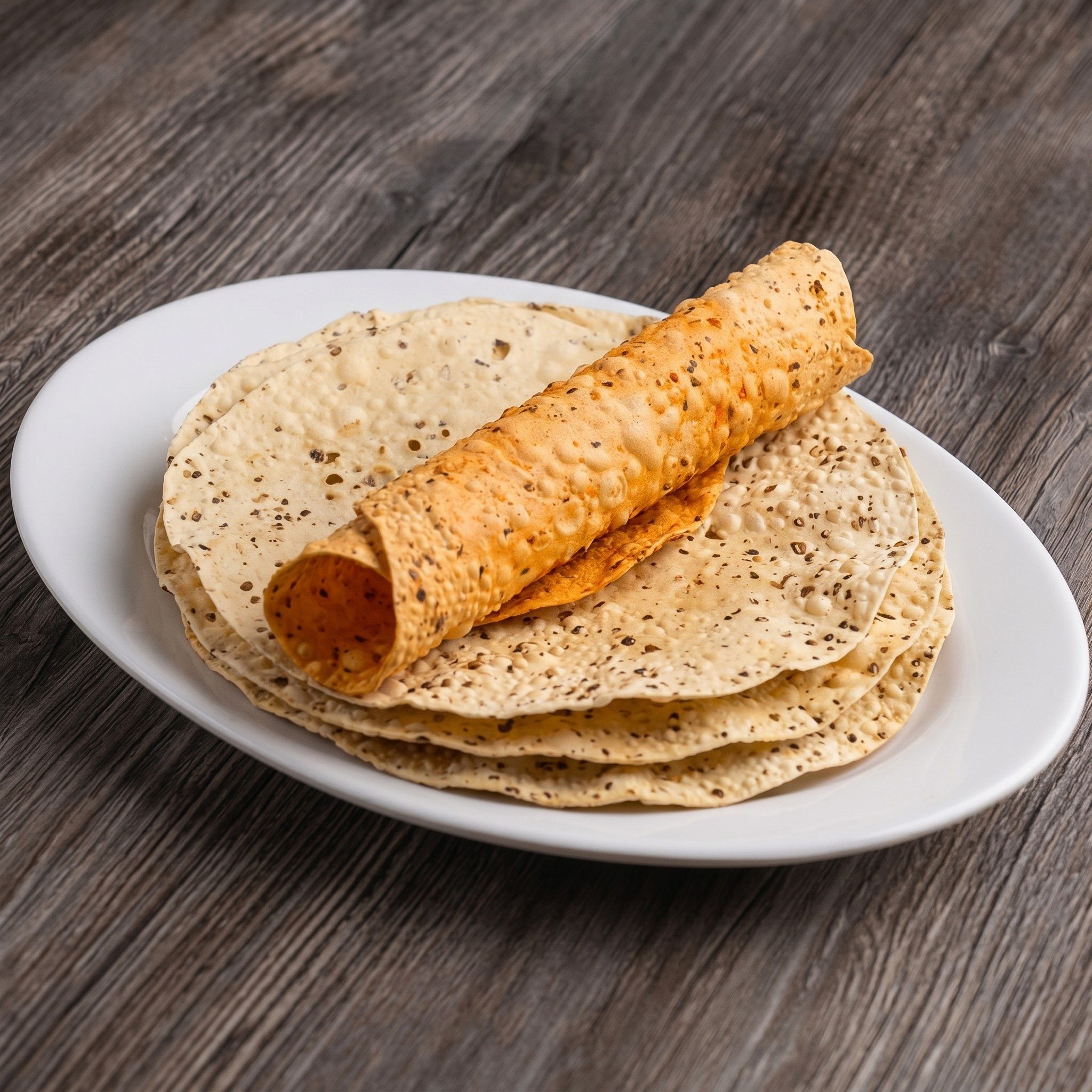 Papadum.
