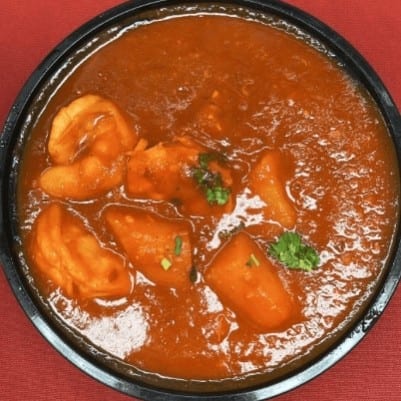 Shrimp Vindaloo.