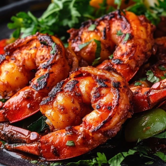 Tandoori Shrimp.