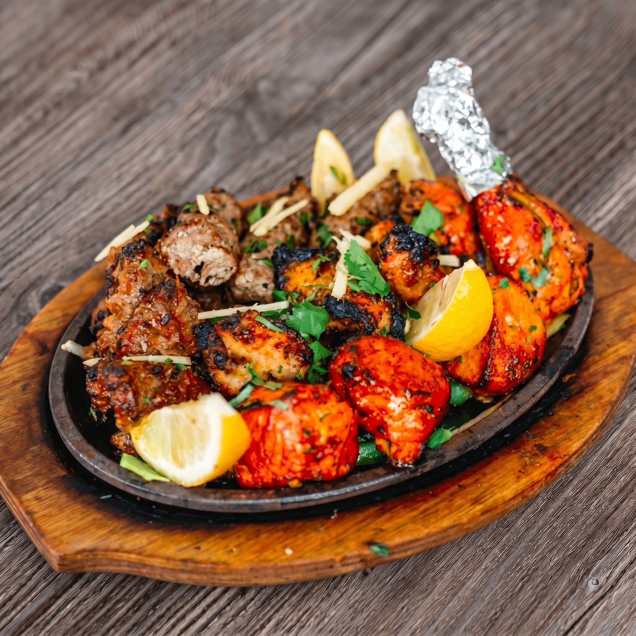 Tandoori Mix Grill Dinner.