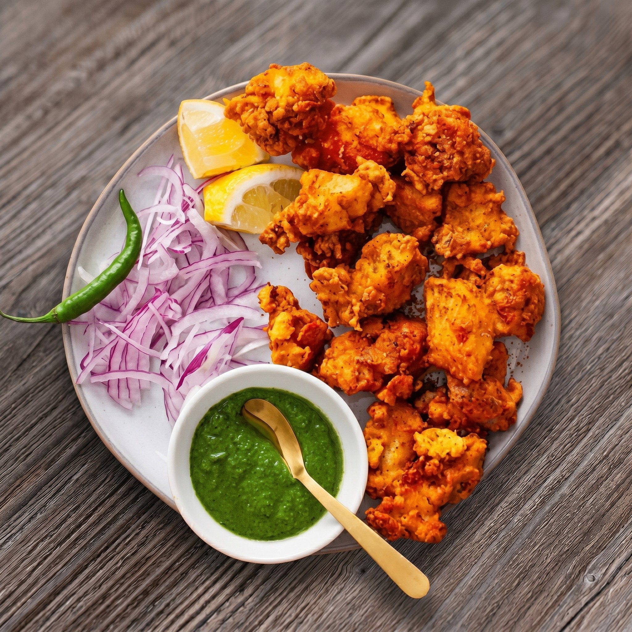Fish Pakora.
